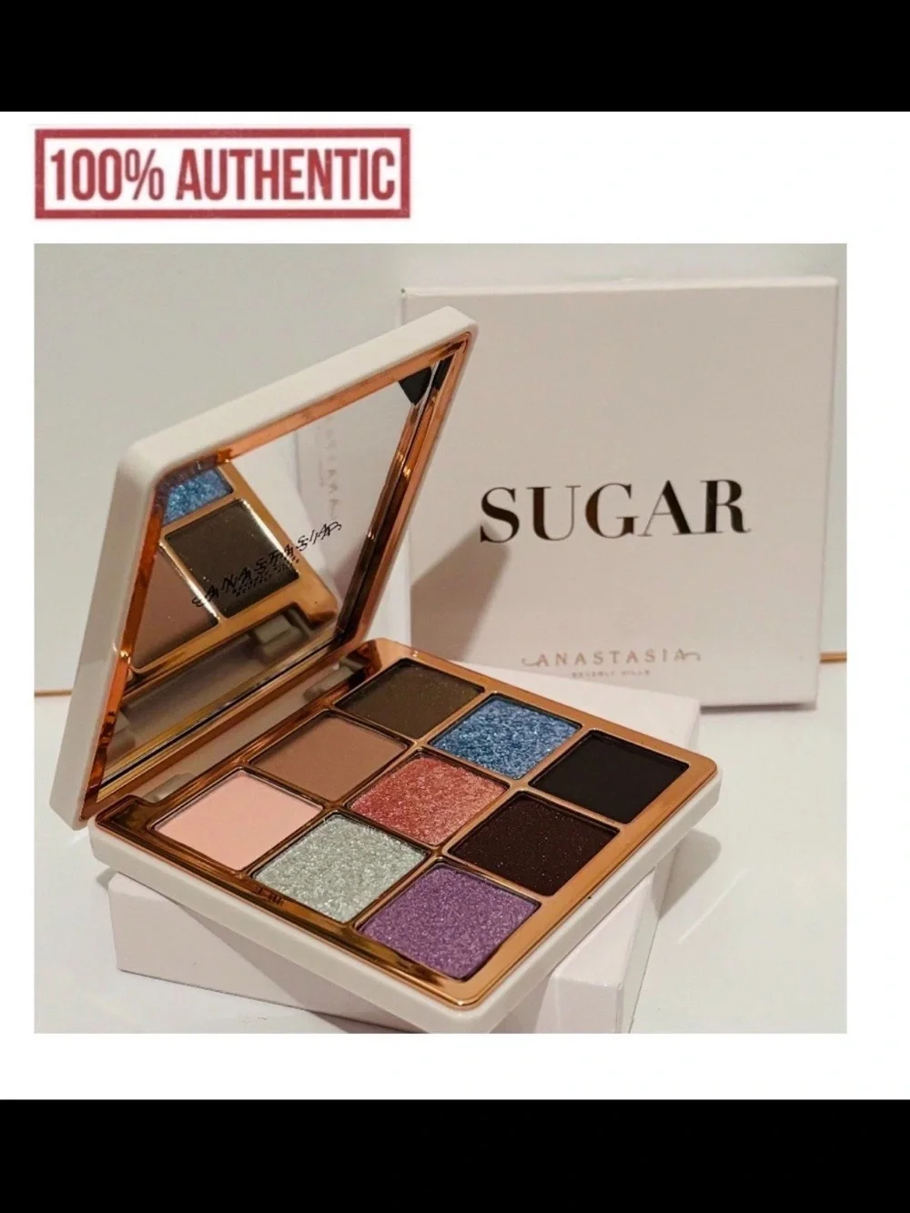 Anastasia “Sugar” Mini Eyeshadow Palette-9 Colors NIB AUTHENTIC